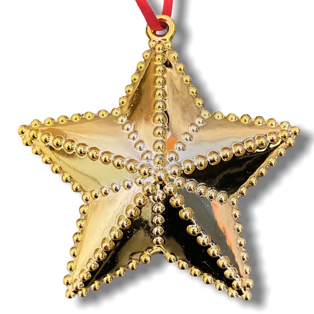 Gold Mirrored Star Ornament - Picture 8 of 8